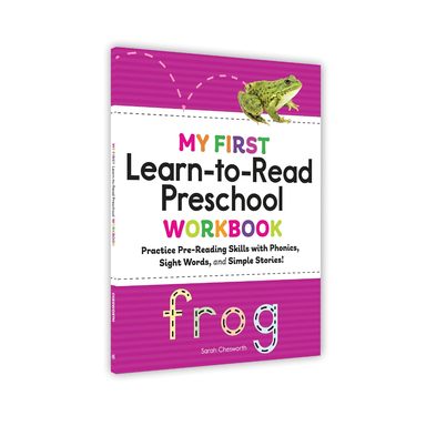 My First Learn To Read Preschool Workbook Practice Pre Reading Skills With Phonics Sight Words Frog