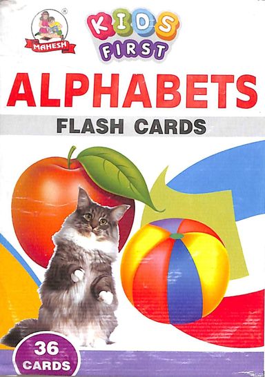 Kids First Alphabets Flash Card : 36 Cards